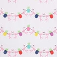 thumbnail image 5 of Beatrice Home Fashions, Whimsical Print 4PC Sheet Set, Full, Flamingo Pineapple, 5 of 6