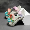 thumbnail image 3 of Celivon Kids Girl Fashion Solid Color Open Toe Breathable Comfy Sandals 7-8 Years, 3 of 9