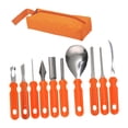 thumbnail image 2 of KLKCMS Halloween Pumpkin Carving Tools Kitchen Carving Tool Set for Art Crafts Kids 10pcs, 2 of 8