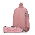 thumbnail image 7 of Wrangler Cow Print Crossbody Bags for Women Western Sling Bag with Adjustable Starp Cross Body Purse, Light Pink, 7 of 7