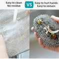 thumbnail image 4 of 10 Counts Dishwashing Rags，Multipurpose Non-Scratch Wire Dishcloths for Kitchen Cleaning，Wet and Dry Use, Reusable Wire Cleaning Cloths for Kitchen, Sinks, Pots, and Pans, 4 of 5