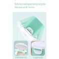 thumbnail image 5 of Caja de leche en polvo para bebés, dispensador de alimentos portátil de plástico, leche de fórmula en polvo, caja de almacenamiento para bebés, para niños, verde, 800 ml, 5 of 5