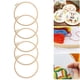thumbnail image 4 of 5Pcs Embroidery Hoop Frame Round Wide Bamboo Portable Desktop DIY CrossStitch Supplies 19cm, 4 of 5
