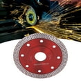 thumbnail image 2 of Hoja de sierra de diamante para cortar baldosas de porcelana, cerámica, granito, mármol, ladrillo, pulido, 4 pulgadas, color rojo, 2 of 12