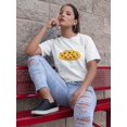 thumbnail image 2 of Pizza Women White T-Shirt, Female x-Large, 2 of 4