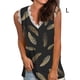 thumbnail image 2 of Qarigey Chaleco de algodón con cuello en V para mujer, camiseta sin mangas para vacaciones, bodas, citas, Top básico de verano, ropa transpirable Type2 NO2 Qarigey AP010894-43, 2 of 4