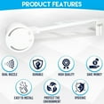 thumbnail image 3 of JEP Bidet Toilet Seat Attachment for Toilets | Bidets for Existing Toilets for Rear & Feminine Cleaning, Easy to Install, Convenient, and Power Free, 3 of 6