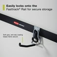 thumbnail image 4 of Rubbermaid Fast Track Garage Storage Wall Mounted Bike Hook, Vertical, 4 of 6