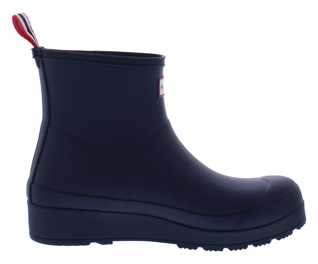 Hunter Play Short Boot Womens Shoes Size 7, Color: Valtameri Blue