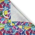 thumbnail image 5 of Ambesonne Hippie Grommet Curtain, Peace Activism Theme, 50" x 108", Multicolor, 5 of 6