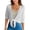 White&short kimono cardigan for women, variant on Brnmxoke Sheer Cardigan Sweaters for Women Summer Elegant Casual Thin Chiffon Shrug Tie Open Front Half Sleeve Cropped Bolero Cardigans Mint Green,XXL