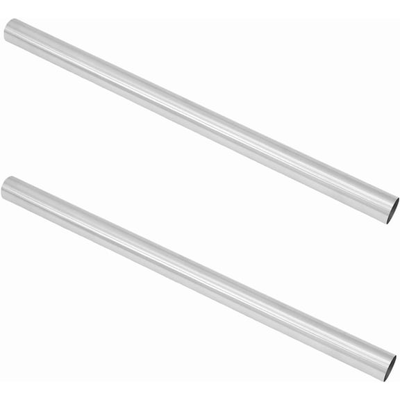 1set 2pcs 304 Stainless Steel Tubes Round Stainless Steel color 41.9~42x2cm