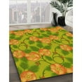 thumbnail image 3 of Ahgly Company Machine Washable Indoor Rectangle Transitional Green Area Rugs, 7' x 10', 3 of 7