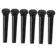 thumbnail image 5 of OATIPHO 6Pcs Acoustic Guitar Bridge Pins Black Sturdy Replacement Guitar ng Pegs, 5 of 8