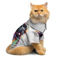 thumbnail image 4 of Watercolor Drip Newfoundland Pop Art Colorful Portrait Artwork Hawaiian Summer Shirt for Small Medium Large Dog Cat Newfie Dog Lover Gifts - 01009, 4 of 6