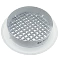 thumbnail image 5 of JOYOAIRE 16-Inch Round Egg Crate Air Vent, White Heating and Cooling Register Grille, 1-Pack, 5 of 6