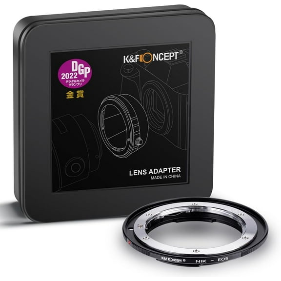 K&F Concept Lens Mount Auto Focus Adapter for F/AF AI AI-S Lens to EOS EF EF-S Mount Cameras