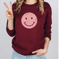 thumbnail image 5 of SMILEY FACE Graphic Unisex Fleece Pullover, 5 of 6