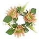 thumbnail image 3 of Anillos para velas, coronas, guirnaldas de velas, anillos para velas con flores de seda, anillos para candelabros, candelabros para festivales y salas Crisantemo Macarena  Corona de candelabro, 3 of 8