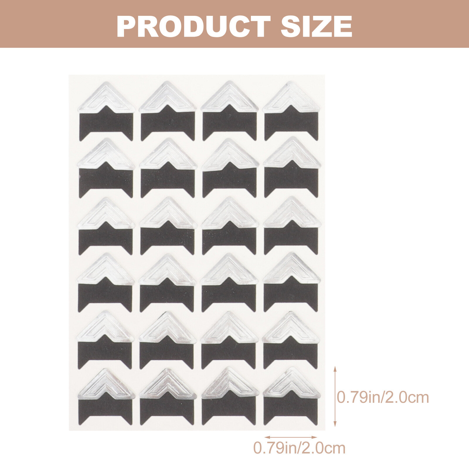 12 Sheets SelfAdhesive Photo Corners Scrapbooking Photo Mounting