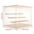 thumbnail image 4 of Acrylic & Wood Display Stand - 4-Layer Layered Design, Stable, Dust-Proof Storage Organizer for Home or Office Use, 4 of 12