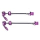 thumbnail image 3 of ZTTO - 2 brochetas de liberación rápida para bicicleta de montaña y carretera, accesorio para brochetas delanteras y traseras, color morado, 3 of 14
