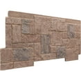 thumbnail image 3 of Ekena Millwork 49"W x 24 1/2"H x 1 1/4"D Castle Rock Stacked Stone, EverStone Faux Stone Siding Panel, Orchard Cliff, 3 of 9
