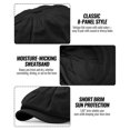 thumbnail image 5 of Minzimin Men's 8 Piece Newsboy Flat Cap Cotton Newsboy Gatsby Ivy Cap Cabbie Driving Hat Octagonal Golf Beret Hat, 5 of 6