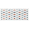 thumbnail image 1 of Octopus Kitchen Mat, Ocean Animal Tentacles Silhouettes Sea Life Underwater Wildlife Abstract, Plush Decorative Kitchen Mat with Non Slip Backing, 47" X 19", Blue Grey Cinnamon, by Ambesonne, 1 of 1