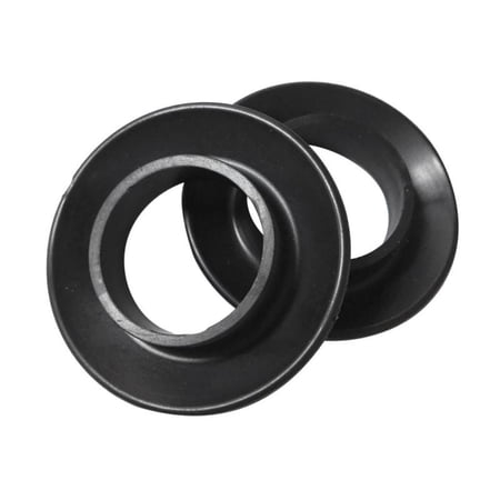 2 Pieces Black Rubber Kayak Paddle Drip Rings Universal for Kayak and Canoe Paddles