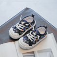 thumbnail image 1 of Disney niños dibujos animados Tang viejo pato niño niña antideslizante fondo suave zapatos deportivos casuales estudiante moda correr lona shoes22-Insole 14 cm Gao Jinjia LED, 1 of 2