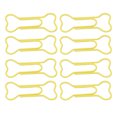 thumbnail image 4 of Wire Bookmark, Metal Bone Shaped Paper Clips Portable Slip Proof Multifunctional  For Document Classification, 4 of 7