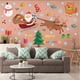 thumbnail image 4 of 1 pegatina de pared de Navidad, calcomanía de pared de alce de Papá Noel, decoración de pared de muñeco de nieve DIY extraíble JAMW Sencillez, 4 of 5