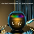 thumbnail image 5 of AZXY Speaker,Bluetooth Speaker,Wireless Portable Speaker Waterproof,Smart Outdoor Speakers for Outside Home Party Beach Travel Gifts,Speakers with Led Lights Subwoofer Clock Radio On Sale, 5 of 6