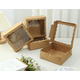 thumbnail image 1 of KAKOWELY 10 cajas de regalo con ventana: cajas cuadradas para galletas, cumpleaños, bodas, fiestas, repostería, cajas de papel para cupcakes y postres., 1 of 4