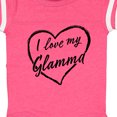 thumbnail image 4 of Inktastic I Love My Glamma in Black Chalk Heart Boys or Girls Baby Bodysuit, 4 of 5