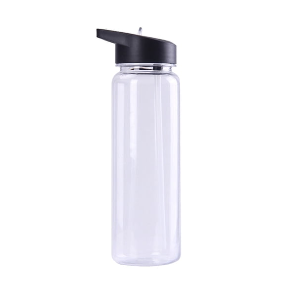 750Ml Water Bottle With Straw Top Lid Portable Leakproof Drink Mug Drinkware 750Ml Ps Sports Cup For Fishing Hiking Camping