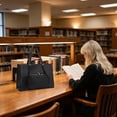 thumbnail image 4 of Bolsa térmica para almuerzo de 16,5'' para mujer – Impermeable y a prueba de fugas – Compartimento aislado para portátil – Incluye monedero – Ideal para oficina, escuela y trabajo, 4 of 7