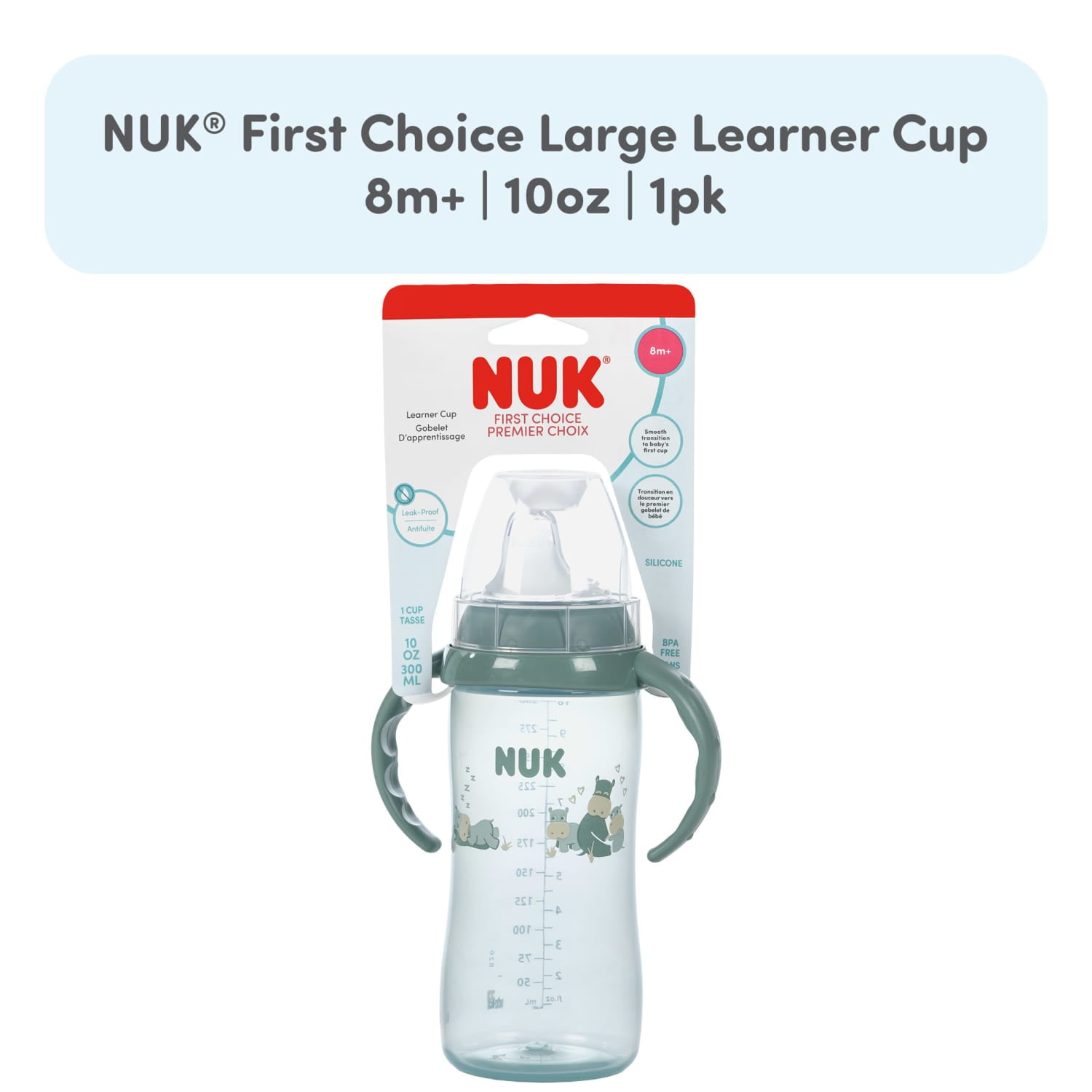 NUK First Choice Large Learner Cup, 10 oz, 1 Pack