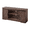 Brown wood grain, variant on CazToi Wire Barn Door TV Stand for 65 Inch Televisions, Farmhouse Entertainment Center with Storage Cabinets and Adjustable Shelves, Brown Wood Grain