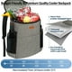 thumbnail image 4 of Mochila térmica para acampar Vankor, 45 latas, impermeable, gris, 4 of 7