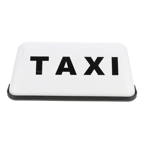 Luz de señal de techo de taxi Lámpara indicadora superior de taxi LED de 12 V Luz de taxi Luz de marcador de techo de taxi universal Luces de taxi Señal iluminada de cabina Luz de señal de taxi LED
