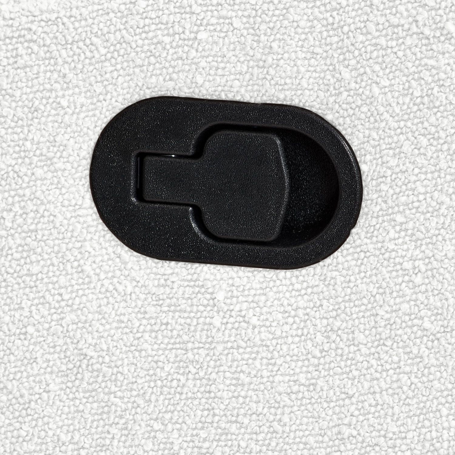 CorLiving Caillie Soft Boucle Fabric Manual Indoor Glider Recliner Chair