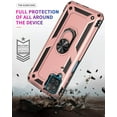 thumbnail image 5 of Galaxy A12 Case,Samsung A12 Case,[Military Grade] 16ft. Drop Tested Cover with Magnetic Kickstand Car Mount Protective Case for Samsung Galaxy A12, Rose Gold, 5 of 10