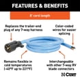 thumbnail image 2 of 8' Cold-Weather Replacement 7-Way RV Blade Harness (Trailer Side), 2 of 2