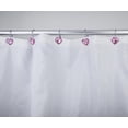 thumbnail image 5 of Shower Curtain Hooks Rings for Bathroom, 12PCS Heart Stainless Steel Rust Resistant Decorative Rhinestones Shower Curtain Rings Hangers for Shower Curtains, 5 of 6
