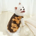 thumbnail image 5 of M-7XL Pet Warm Flannel Clothes Winter Dog Cat Coat Pet Clothes 5-35kg Bichon French Bulldog Clothes Pajamas,XL,Color Dot, 5 of 7