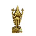thumbnail image 4 of Small Statue of Balaji Made in Brass| Ashopi Decor Tirupati Balaji Statue Idol| Decortive Items| Temple Décor (Yellow, 2 Inch), 4 of 5
