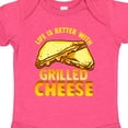 thumbnail image 4 of Inktastic Life is Better with Grilled Cheese Boys or Girls Baby Bodysuit, 4 of 5