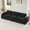Black, variant on 111" Soft Velvet Traditional Sofa, Clearance Couches with Tufted, Modern Sofa Couch with Modular Design for Study & Home Theater, Camel